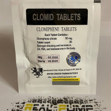 Clomid tablets (British Dragon)